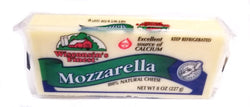 Wisconsin's Finest Mozzarella cheese block 8 oz