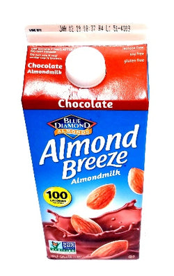 Blue Diamond Almond Chocolate Almond Breeze Almondmilk (100 calories)  1/2 gallon