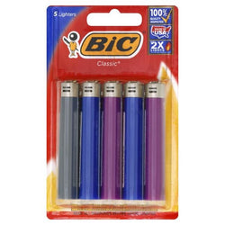 BiC Lighters Classic - 5 CT
