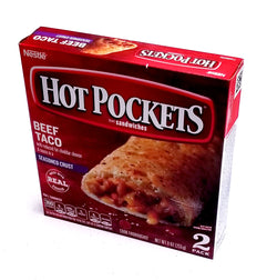 Nestle Beef Taco Seasoned Crust Hot Pockets (2 pack)