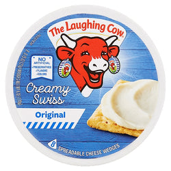 The Laughing Cow Creamy Swiss Original Spreadable Cheese Wedges