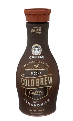Califia Mocha Cold Brew Coffee with Almond  48 Fl oz