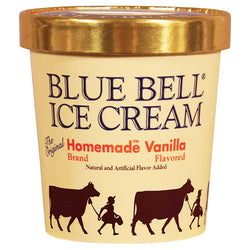 Blue Bell Homemade Vanilla Ice Cream (1 pint)