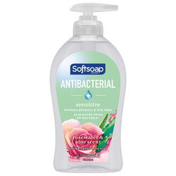 Antibacterial Liquid Hand Soap, Sensitive Rosewater and Aloe scent 11.25 Fl oz