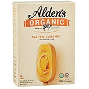 Alden's Organic Salted Caramel  Ice Cream Bars (4 count)
