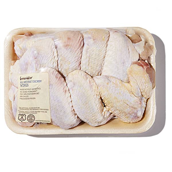 GreenWise Chicken Wings, USDA Grade A, Raised Without Antibiotics 1 Lb