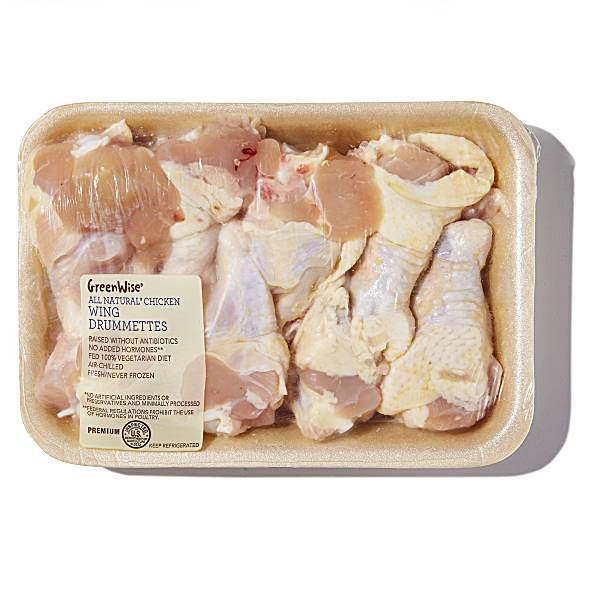 GreenWise Chicken Drummettes, USDA Premium, Raised Without Antibiotics 1.5 Lb