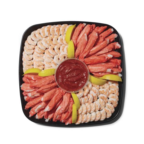Shrimp & Surimi Platter, Md, Net Wt 64 Oz Featuring GreenWise Shrimp, Ready to Eat