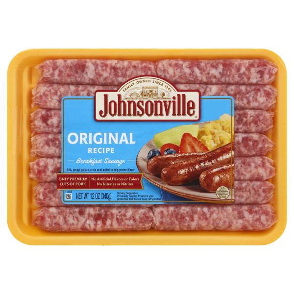 Johnsonville Breakfast Sausage, Original Recipe 12 oz links