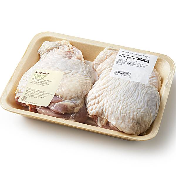 GreenWise Fresh Turkey Thighs, USDA Premium, Raised Without Antibiotics 2 pieces