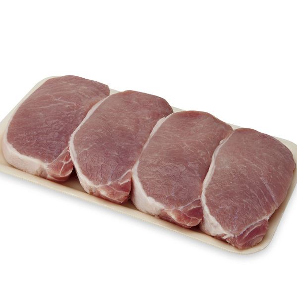 GreenWise Lean Pork Loin Boneless Chops, Raised Without Antibiotics 1.5 Lbs