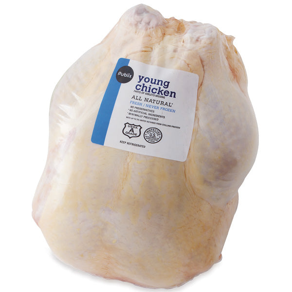 Publix Chicken, Whole, USDA Grade A 1 Ct