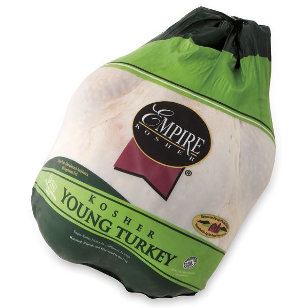 Empire Whole Fresh Turkey 16-20 Pounds, Kosher Poultry 1 Ct