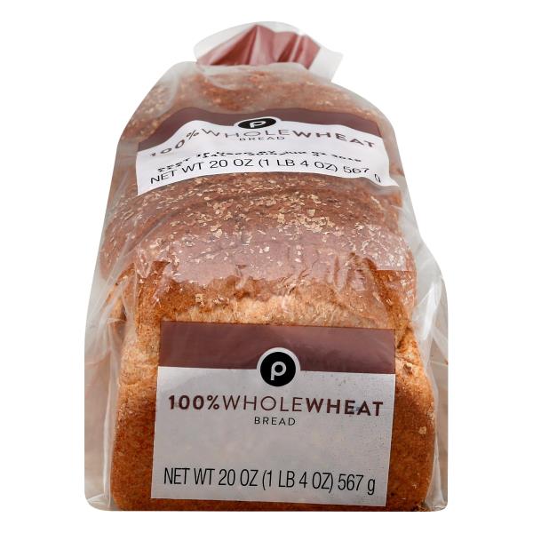 Publix 100% Whole Wheat Bread 20 oz
