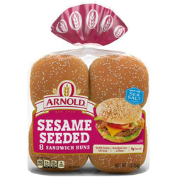 Arnold Sesame Seeded Sandwich Buns 8 ct 16 oz