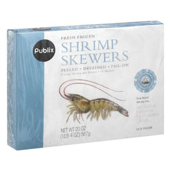 Publix Shrimp Skewers, Frozen, Farm Raised 20 oz
