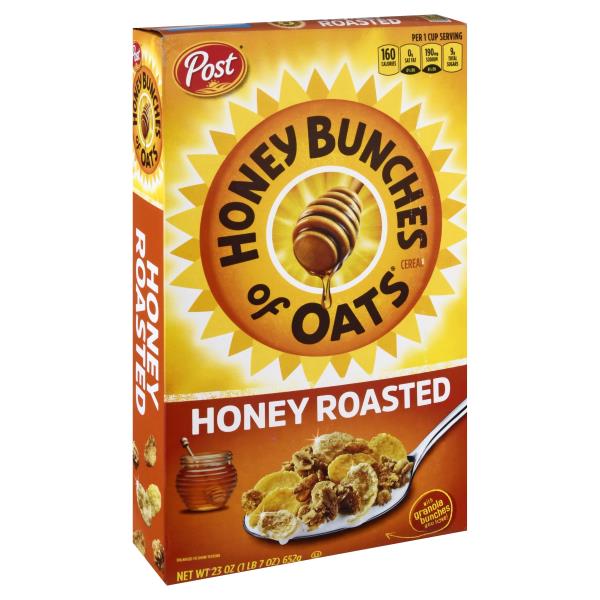 Honey Bunches Of Oats, Honey Roasted Cereal 23 oz