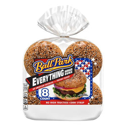 Ball Park Burger Buns, Everything 16 oz 8 ct