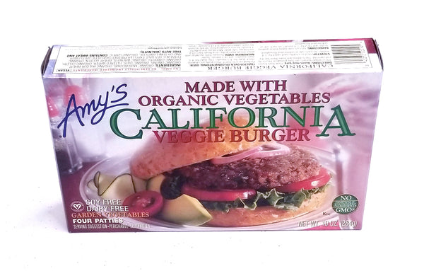 Amy's California Veggie Burger  (Vegetarian, Dairy Free, and Soy Free)