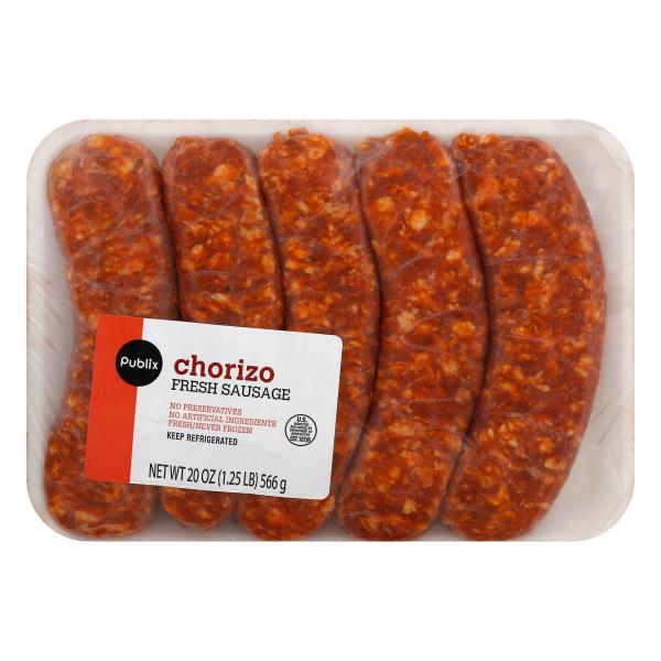 Publix Fresh Chorizo Pork Sausages - Our exclusive recipe 1LB