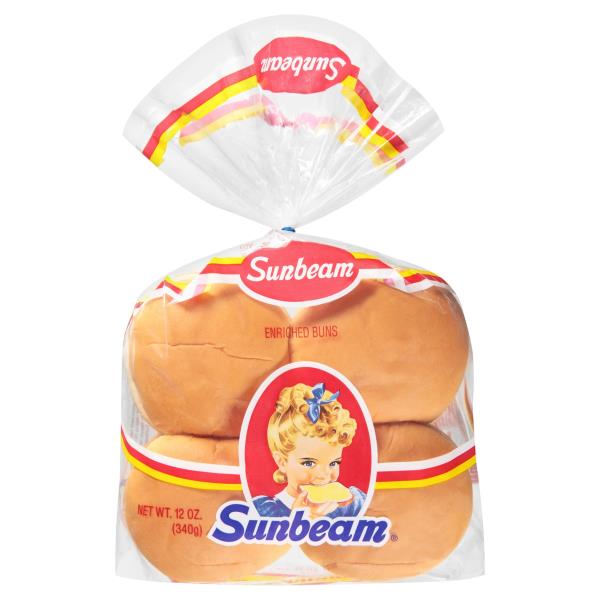 Sunbeam Hamburger Buns 12 oz 8 ct