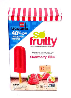 So Fruitty Strawberry Bliss Bars (4 count)