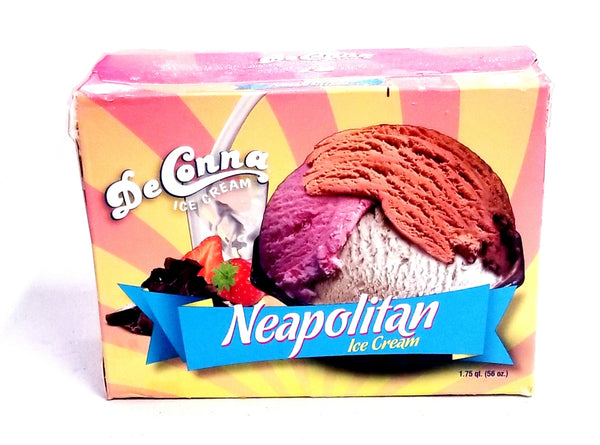 De Conna Neapolitan Ice Cream (56 oz)