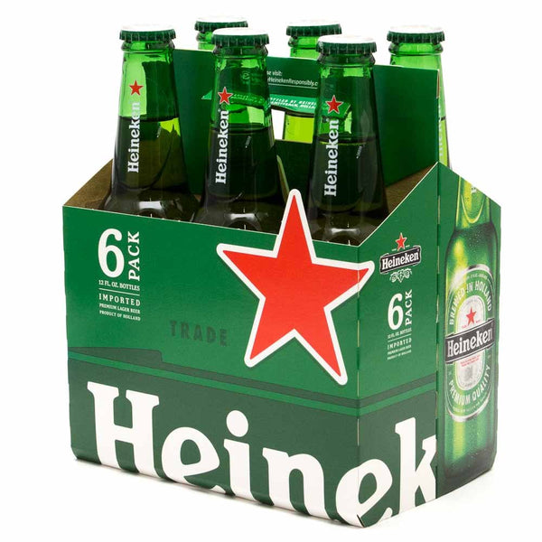 Heineken 6 pack bottles 12 Fl oz