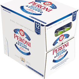 Peroni Nastro Azzurro 11.2 Fl. Oz (12 Pack Bottles)