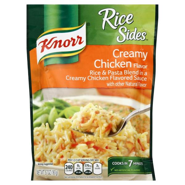 Knorr Rice Sides Rice & Pasta Blend, Creamy Chicken Flavor 5.7 oz 1 ct