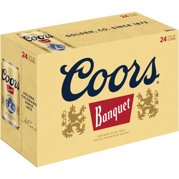 Coors Banquet 24 pack cans 12 Fl oz