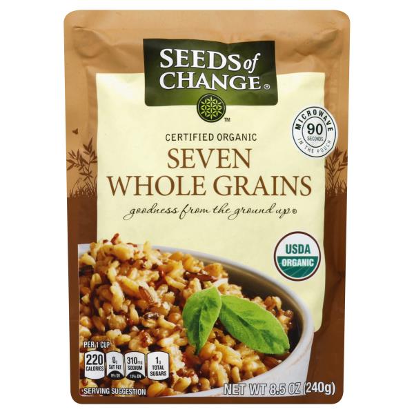 Seeds Of Change Whole Grains, Certified Organic, Seven 8.5 oz 1 ct