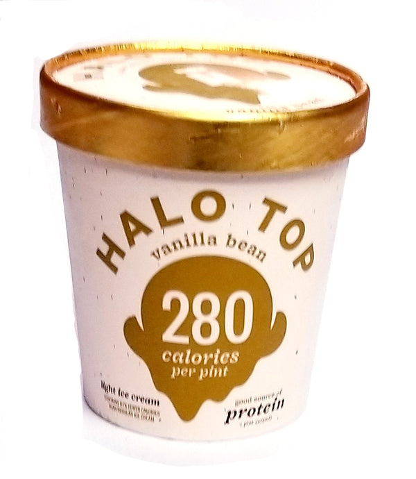 Halo Top Vanilla Bean Ice Cream (1 pint)