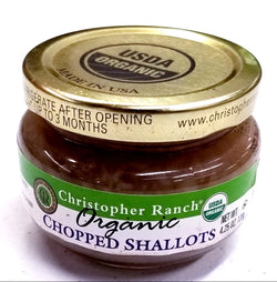 Christopher Ranch Organic Chopped Shallots 4.25 oz