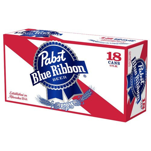 Pabst Blue Ribbon 18 Pack Can 12 Fl Oz