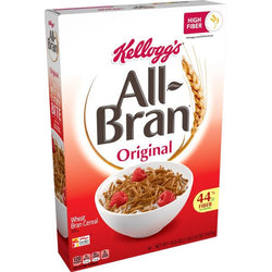 All-Bran Kellogg' Breakfast Cereal, Original, 18.6 oz