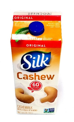 Silk Cashew Original (60 calories) 1/2 gallon