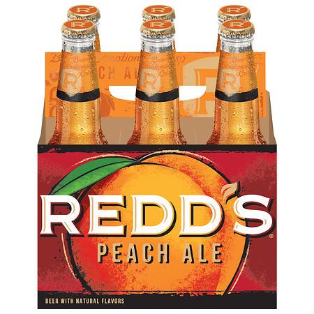Redd’s Peach Ale 6 pack bottles 12 Fl oz