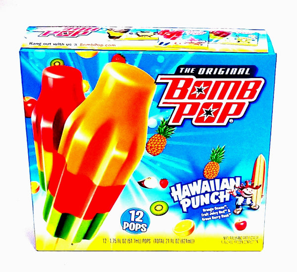 The Original Bomb Pop Hawaiian Punch Pops (12 counts)