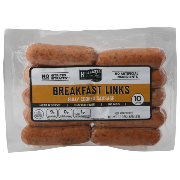 Kiolbassa Sausage, Breakfast Links 10 oz 10 links