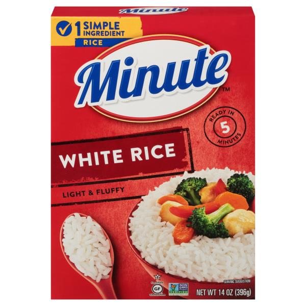 Minute Light & Fluffy White Rice 14 oz 1 ct