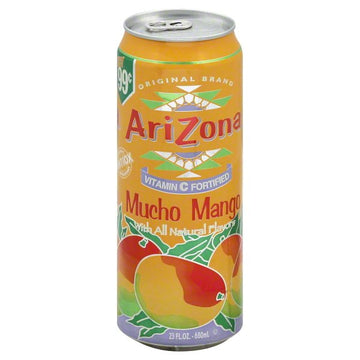 AriZona Mucho Mango Flavor 23 Fl oz can