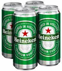 Heineken 4 pack cans 16 Fl oz