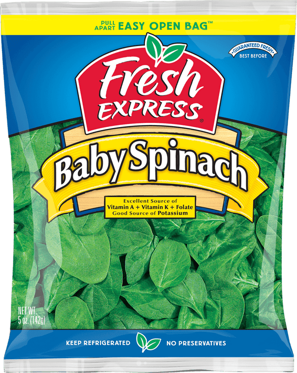 Fresh Express Tender Leaf Baby Spinach - 5 oz
