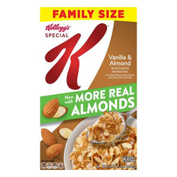 Special K Cereal, Vanilla & Almond, Family Size 18.8 oz