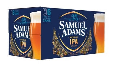 Samuel Adams New England Ipa 6 pack cans 12 Fl oz
