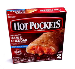 Nestle Hickory Ham & Cheddar Crispy Buttery Crust Hot Pockets (2 pack)