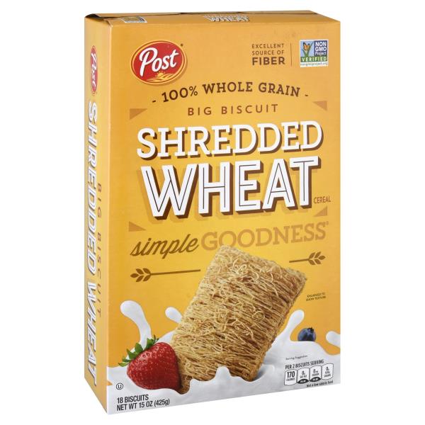 Shredded Wheat Cereal, Big Biscuit 18 ct