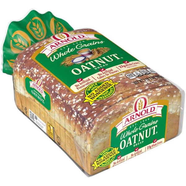 Arnold Whole Grains Oatnut Bread 1 LB 8 oz