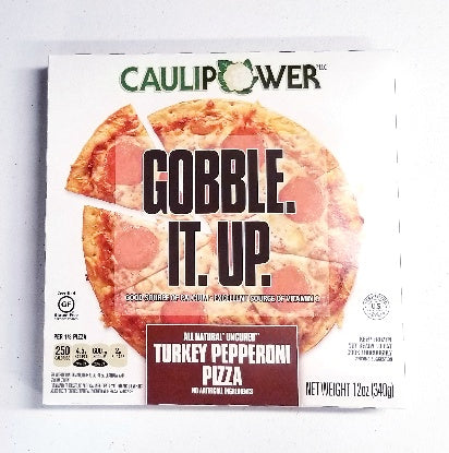 Caulipower Goble. It.Up. All Natural Uncured Turkey Peperoni Pizza  (Gluten Free)